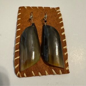NWOT Ugandan Handmade Dangle Earrings